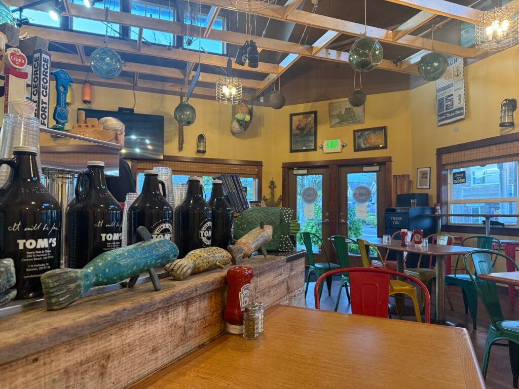 tables inside restaurant