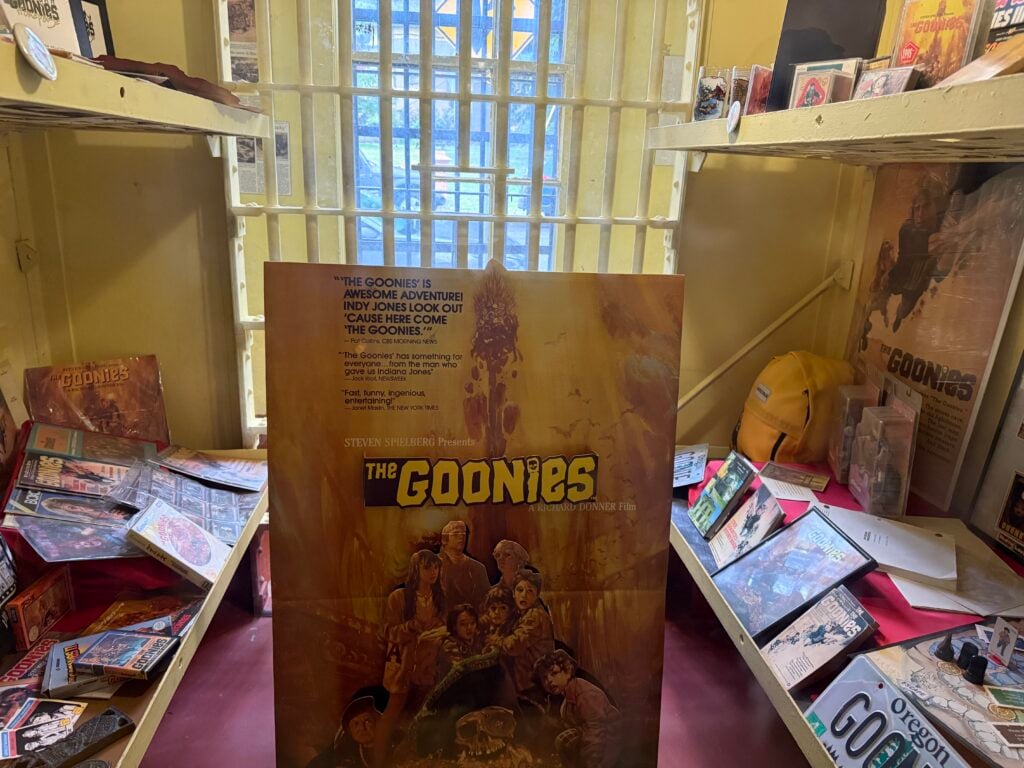 The Goonies movie display