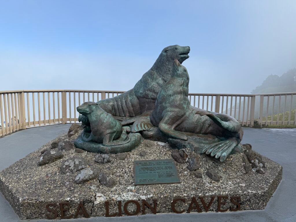 sea lion statue