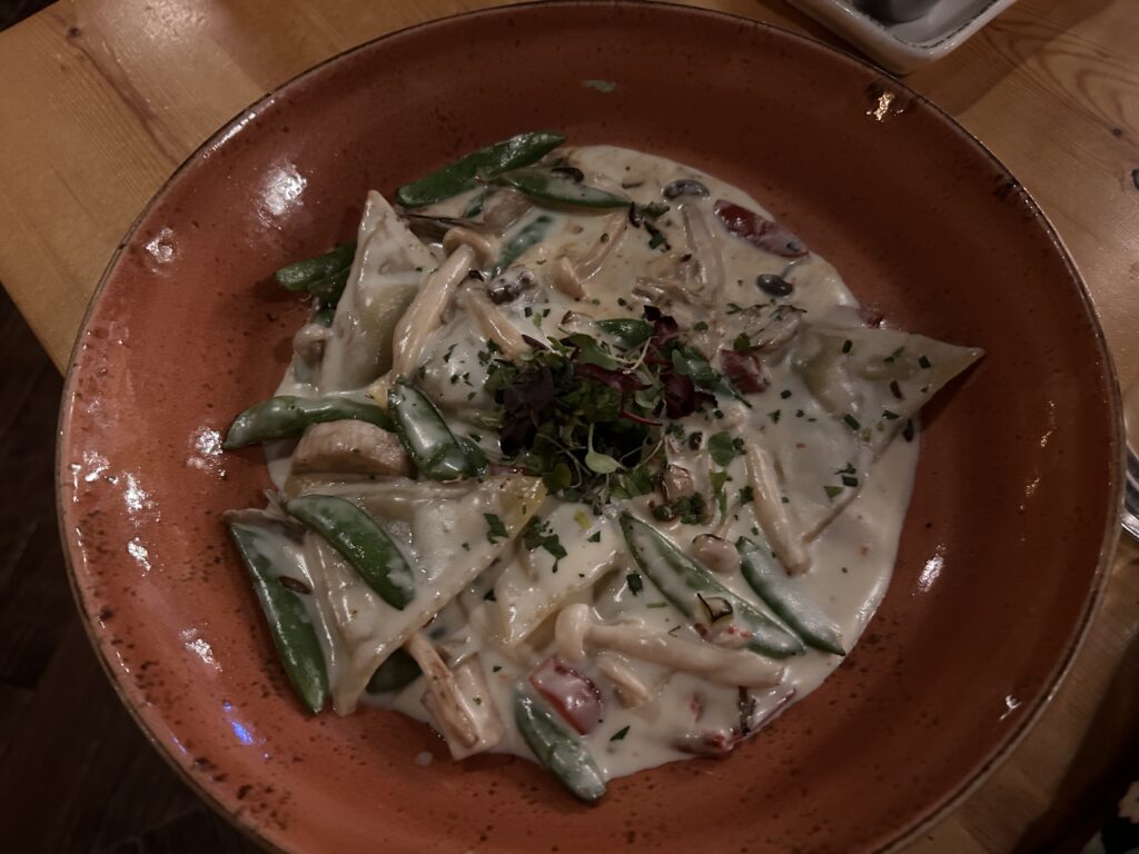 mushroom ravioli