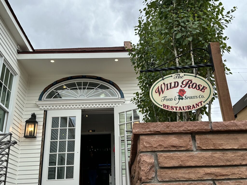 front entrance to restaurant