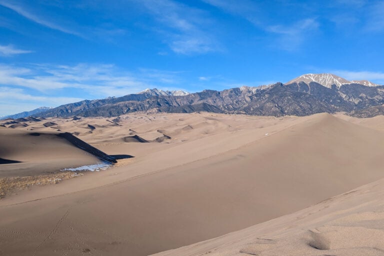 sand dunes
