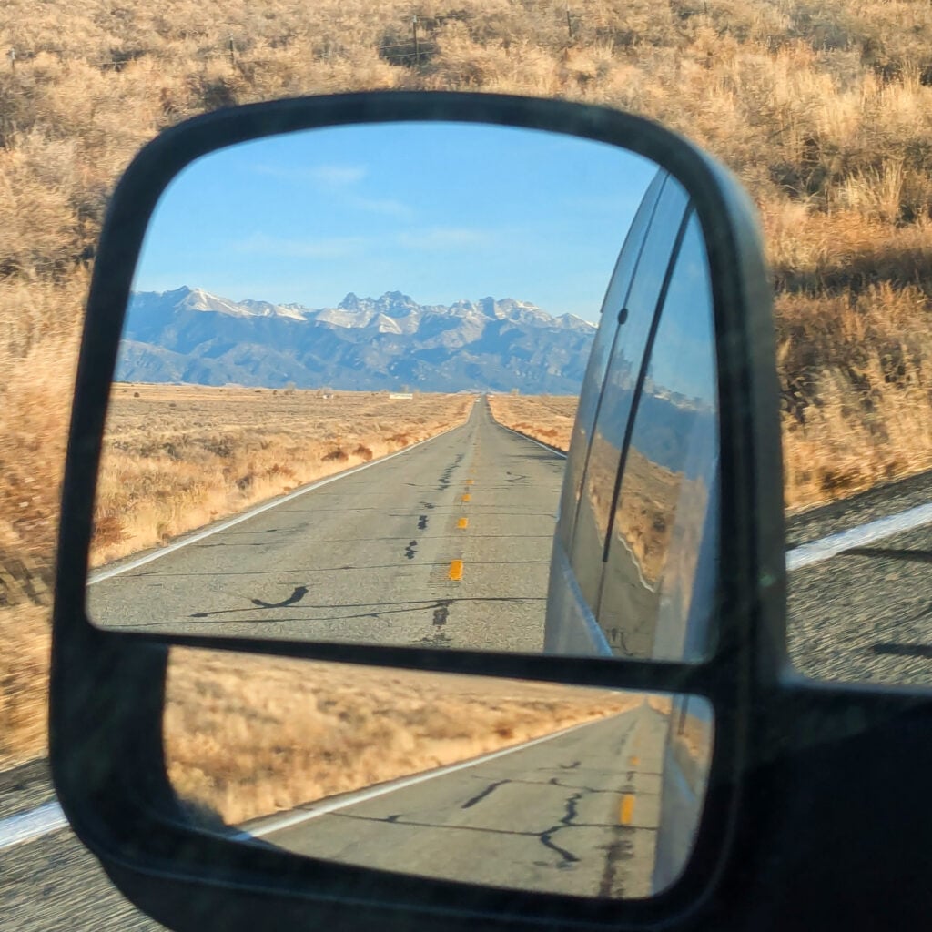 highway head to the mountains