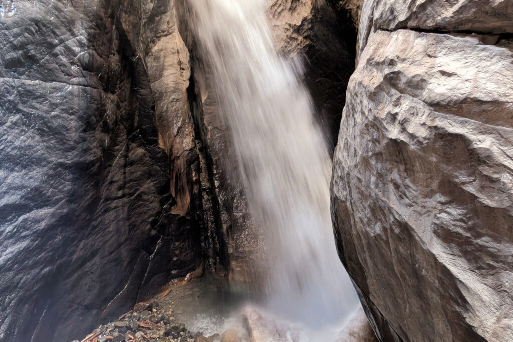 waterfall in rocks
