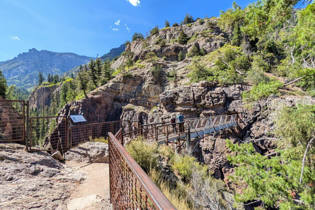 bridge over canyon