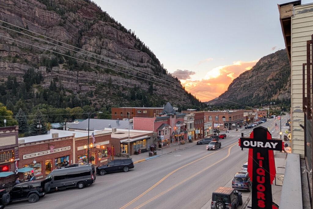 downtown Ouray, CO