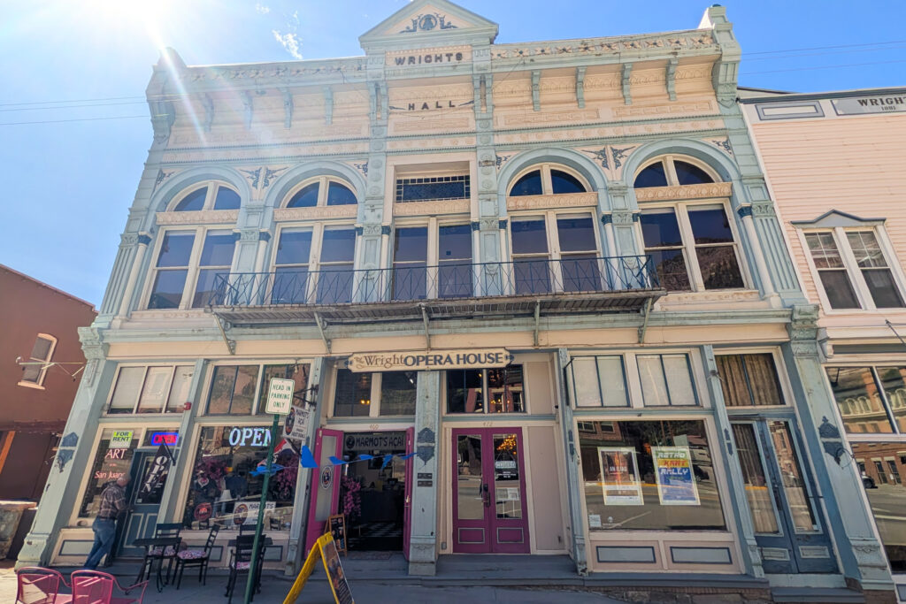 front view of the Wright Opera House
