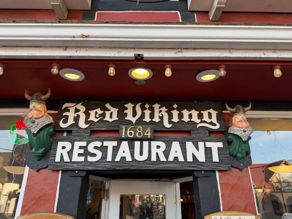 front view of Red Viking Restaurant