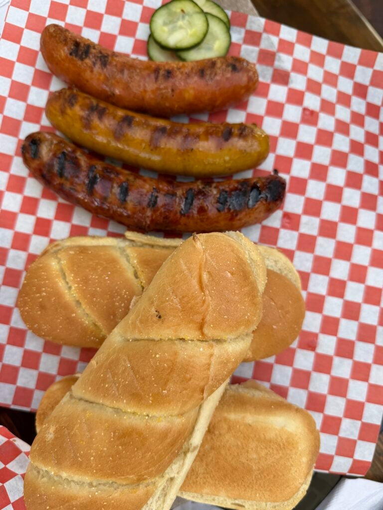 sausages and buns