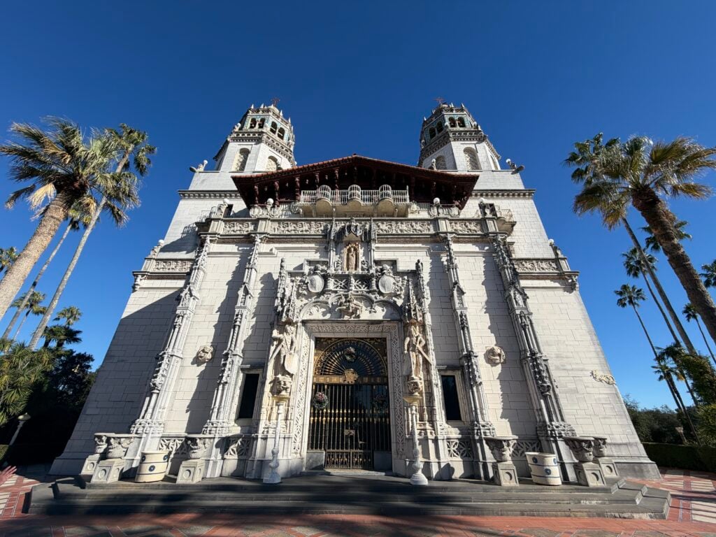 front of Hearst Castle