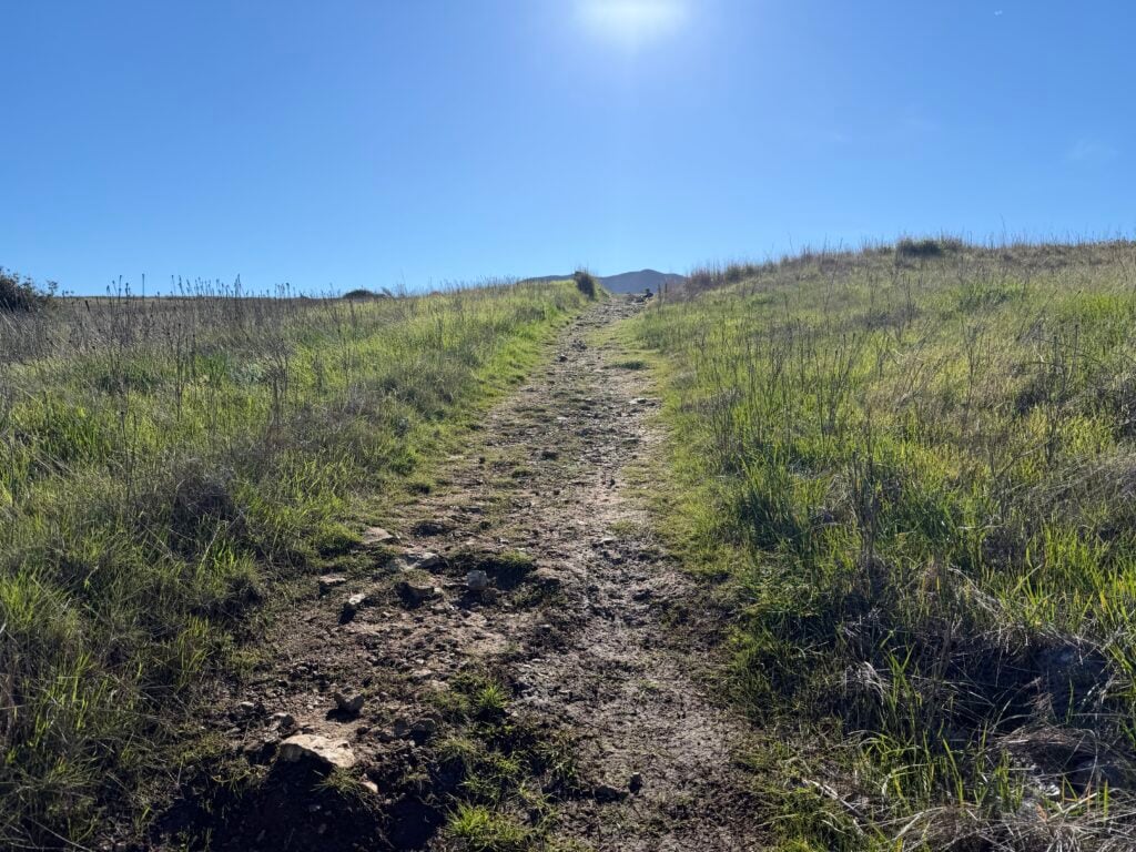 trail up hill