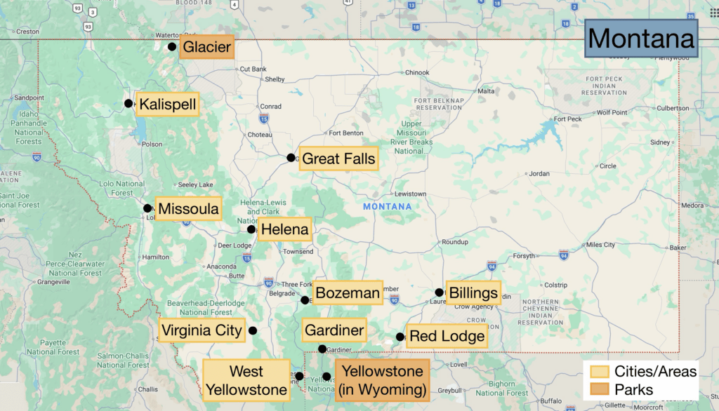 Montana Map