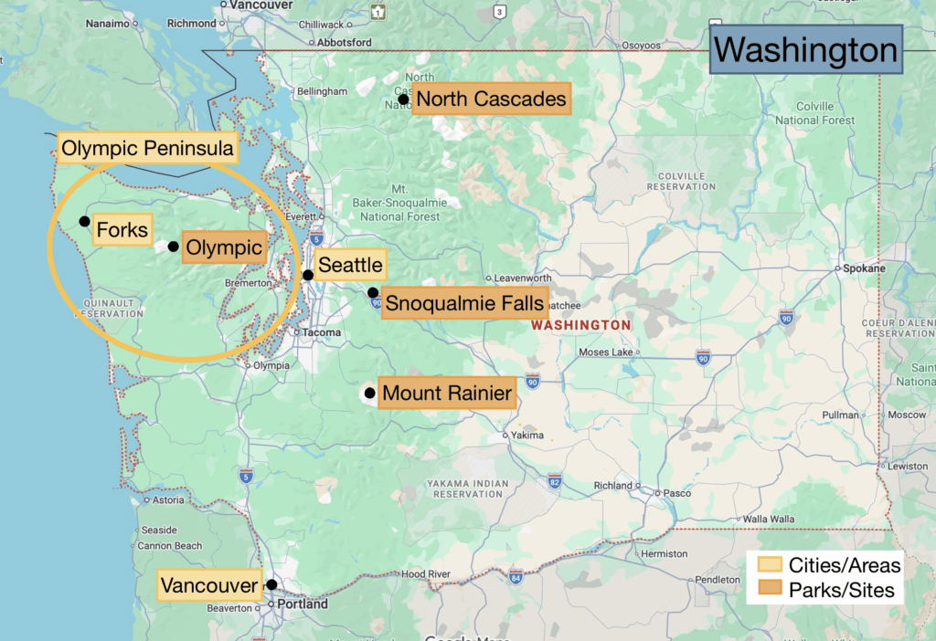 Washington Map
