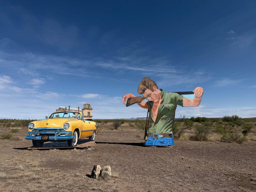 mural at roadside stop