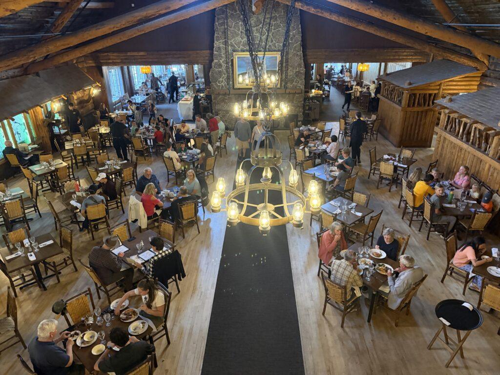 dining room in lodge