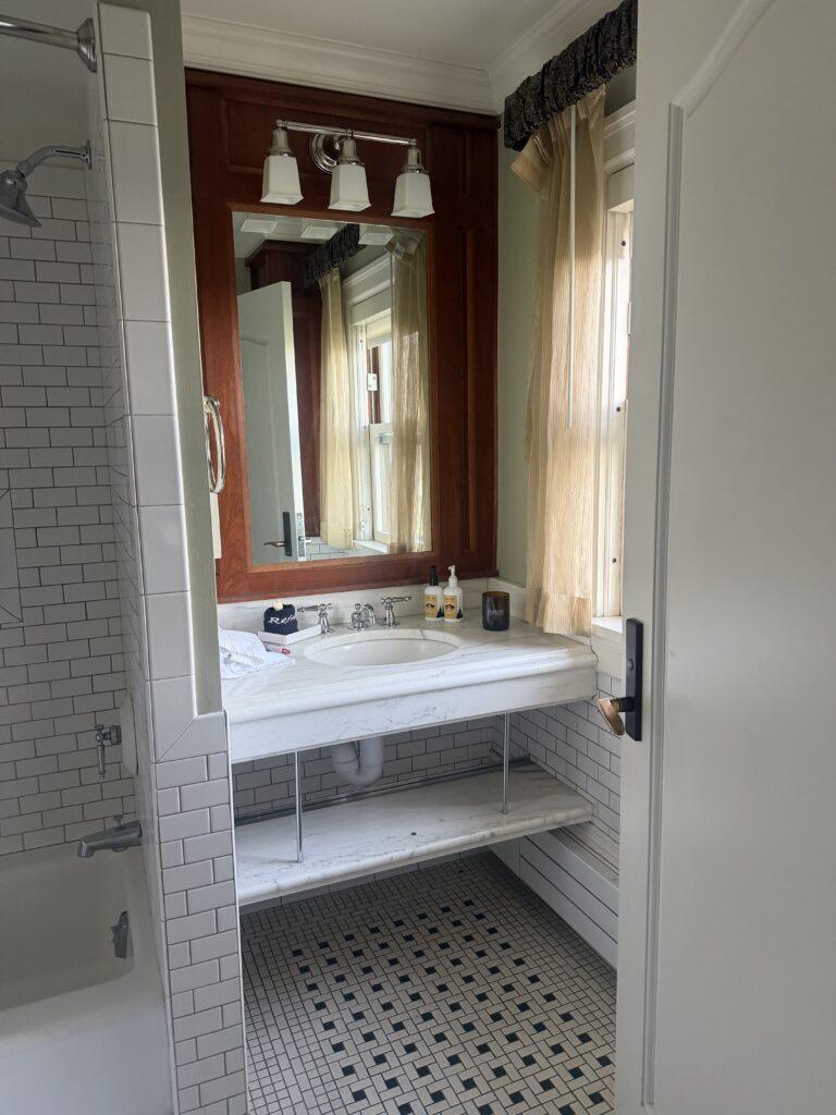 bathroom in hotel